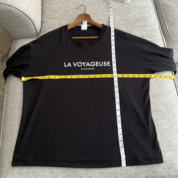LA VOYAGEUSE  Traveler Long Sleeve Graphic T-Shirt - Picture 6 of 8